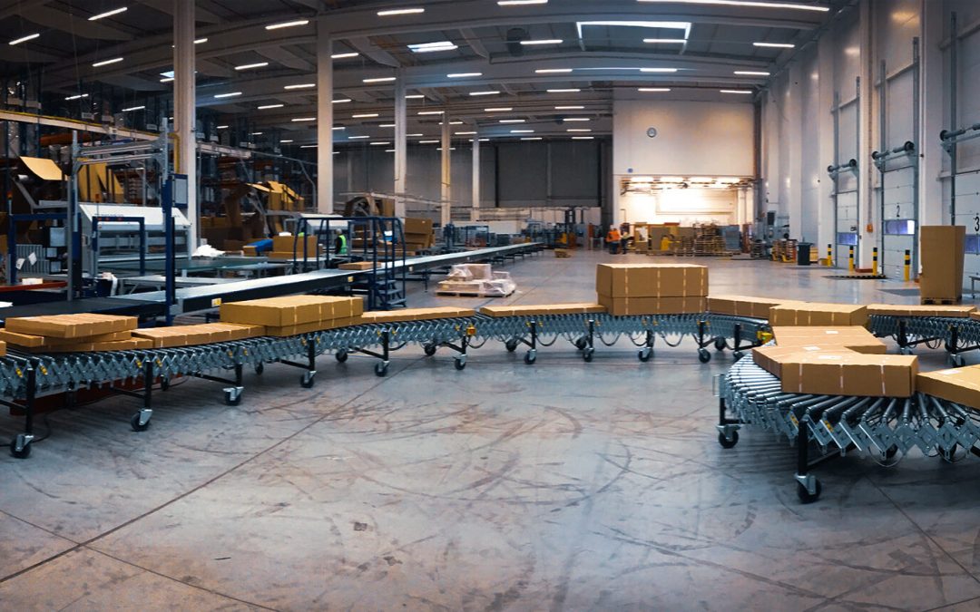 System przenośników w FM Logistic w Czechach